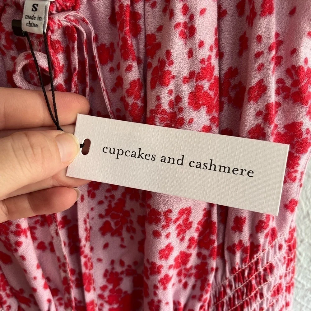 NWT Cupcakes and Cashmere Floral Dress - Picture 6 of 8